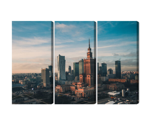 Obraz Wieloczęściowy Warszawa I Widok Na Pałac Kultury - obrazek 3