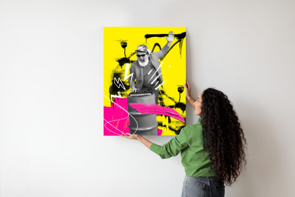 Plakat Dj W Miejskiej Dżungli - Kolorowy Kolaż - obrazek 8