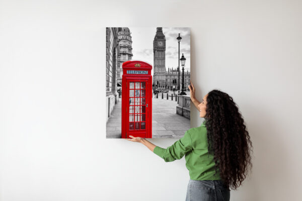 Plakat Czerwona Budka Telefoniczna Z Big Benem W Tle - obrazek 8