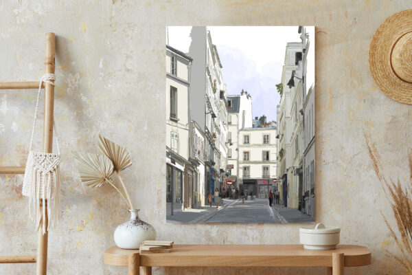 Plakat Uliczka Przy Montmartre W Paryżu - obrazek 7
