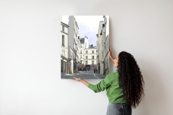 Plakat Uliczka Przy Montmartre W Paryżu - obrazek 8