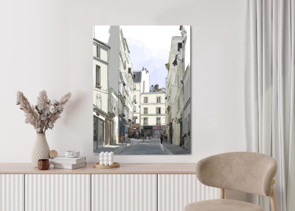 Plakat Uliczka Przy Montmartre W Paryżu - obrazek 6