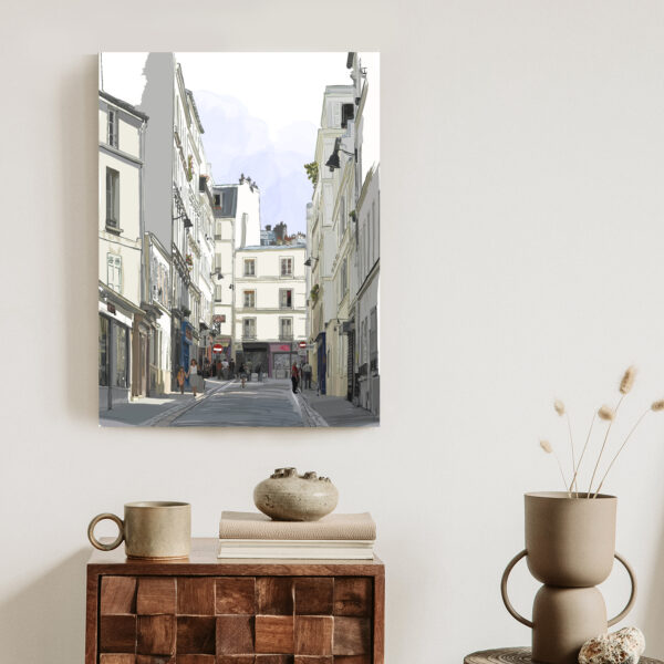 Plakat Uliczka Przy Montmartre W Paryżu - obrazek 4
