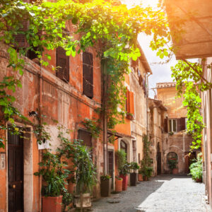 Plakat Klimatyczna Uliczka W Trastevere