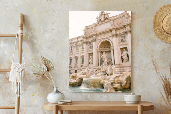 Plakat Fontanna Di Trevi Z Rzeźbami - obrazek 7