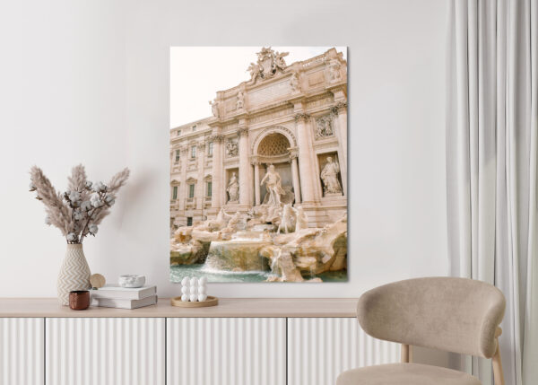 Plakat Fontanna Di Trevi Z Rzeźbami - obrazek 6