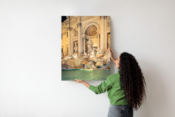 Plakat Fontanna Di Trevi W Rzymie Nocą - obrazek 8
