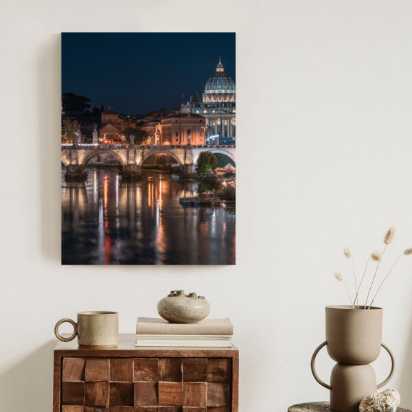 Plakat Tiber Most I Kopuła Watykanu - obrazek 4