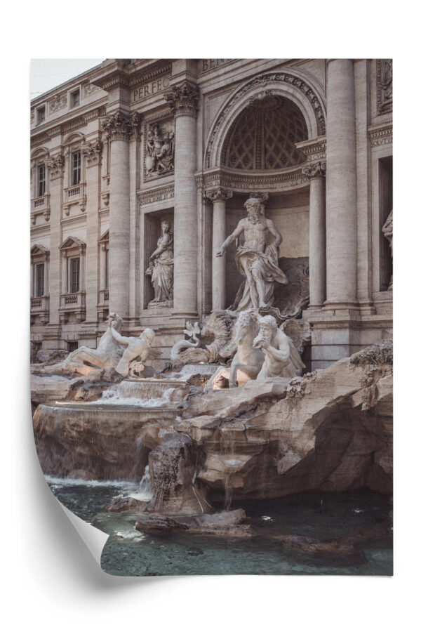 Plakat Fontanna W Rione Trevi Rzym - obrazek 3