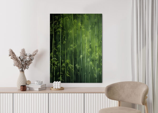Plakat Zielony Las Bambusowy - obrazek 6