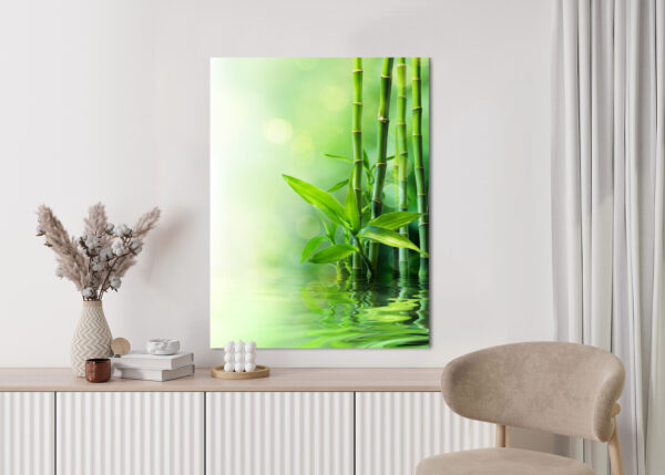 Plakat Zielony Bambus W Wodzie - obrazek 6
