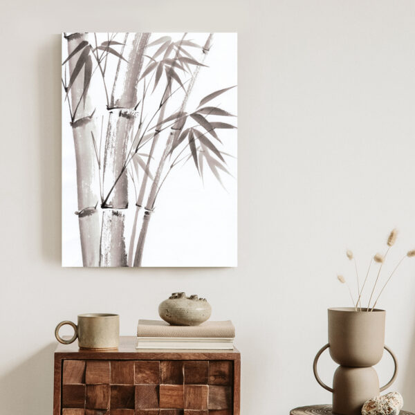 Plakat Jasne Pastelowe Bambusy - obrazek 4