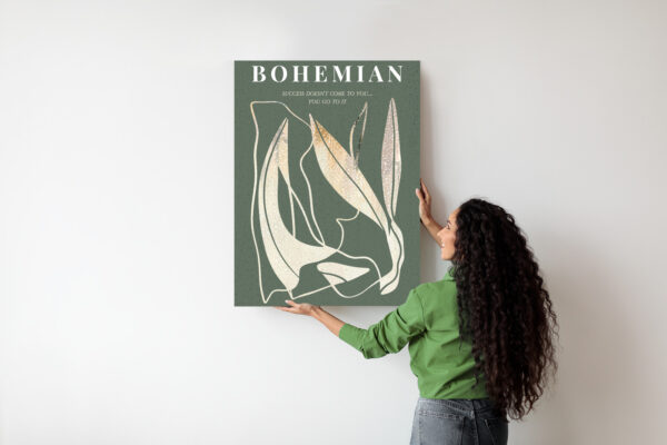 Plakat Nowoczesna Ilustracja Ze Złotymi Elementami - obrazek 8