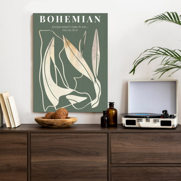 Plakat Nowoczesna Ilustracja Ze Złotymi Elementami - obrazek 5
