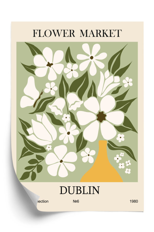 Plakat Targ Kwiatowy Dublin - obrazek 3