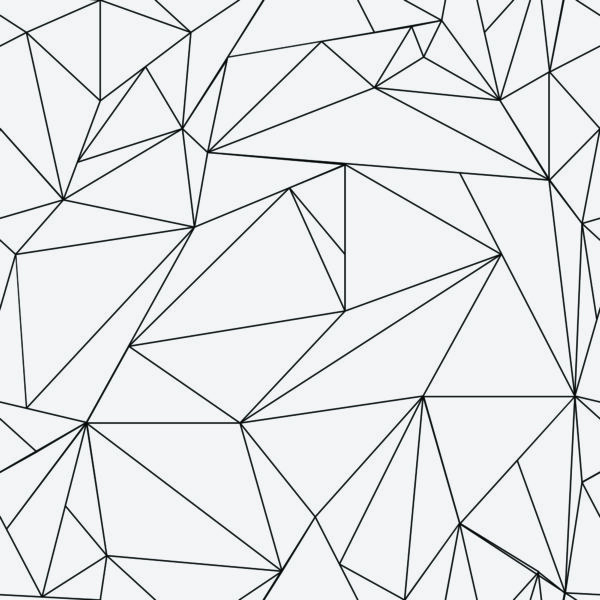 Tapeta Czarno-Biały Wzór Geometryczny - obrazek 2