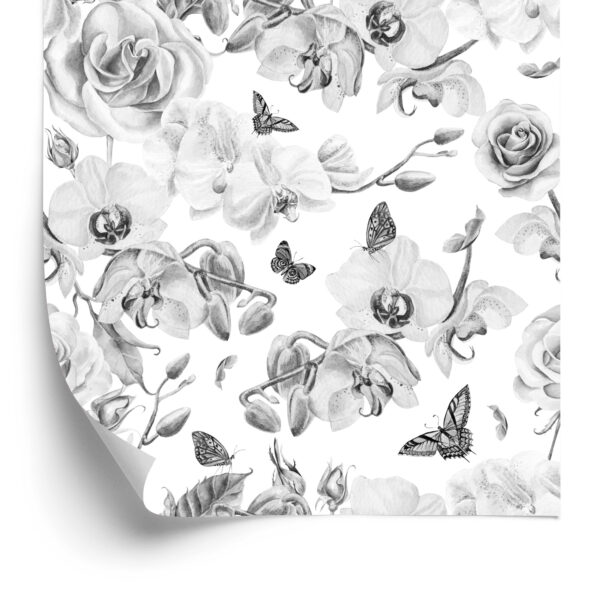 Tapeta Do Salonu Kwiaty Natura Rośliny Storczyki - obrazek 4
