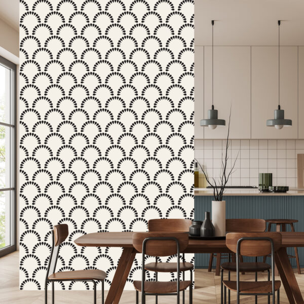 Tapeta Geometryczne Kwiaty - obrazek 6