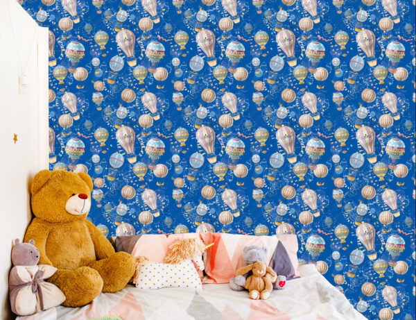 Tapeta Balony Z Niebieskim Tłem - obrazek 8
