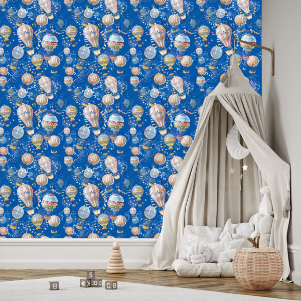 Tapeta Balony Z Niebieskim Tłem - obrazek 5