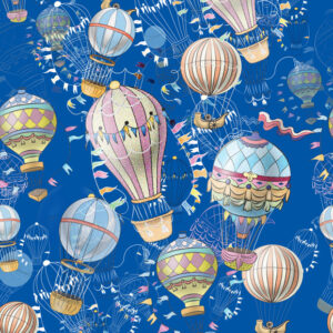Tapeta Balony Z Niebieskim Tłem