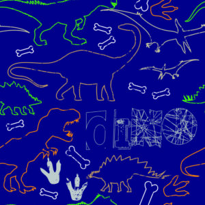 Tapeta Dla Dzieci, Kolorowe Dinozaury, Zwierzęta