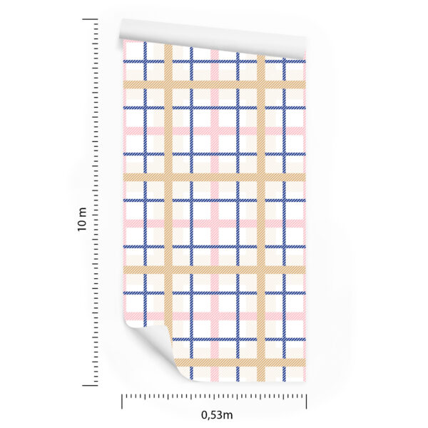 Tapeta 3D W Kratę Optyczna Geometryczna, Sypialnia - obrazek 3
