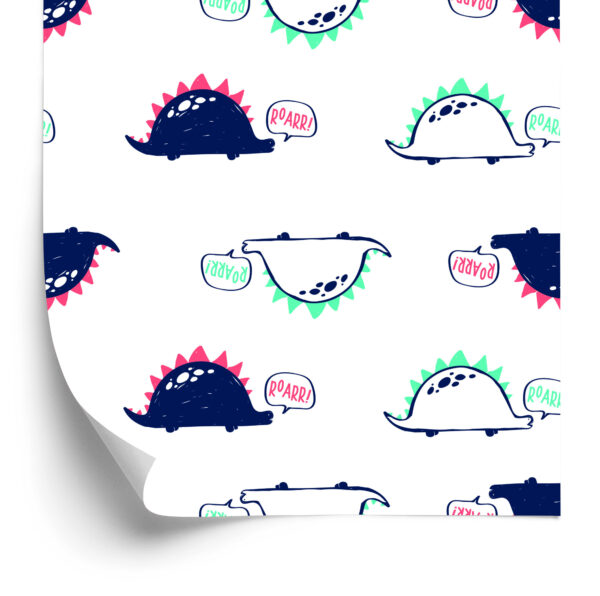 Tapeta Dla Dzieci, Dinozaury, Zwierzęta - obrazek 4