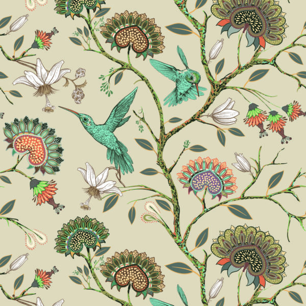 Tapeta Kolorowe Kolibry - obrazek 2