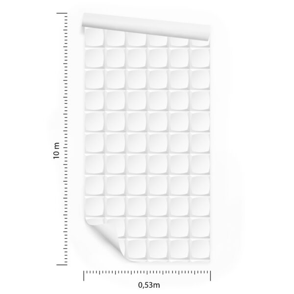 Tapeta Geometryczna 3D, Optyczna, Do Salonu, Biura - obrazek 3