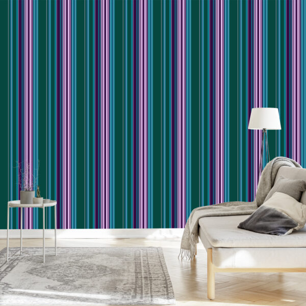 Tapeta Kolorowe Pasy, Pionowe, Do Salonu, Sypialni - obrazek 5