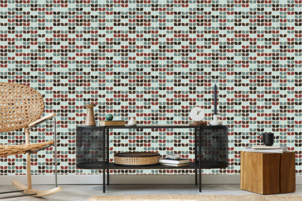 Tapeta Geometryczne Wzory Retro - obrazek 7