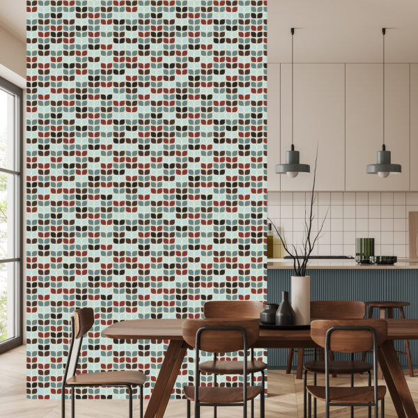 Tapeta Geometryczne Wzory Retro - obrazek 6
