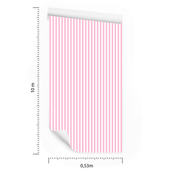 Tapeta 3D W Klasyczne, Pionowe Paski, Do Salonu - obrazek 3