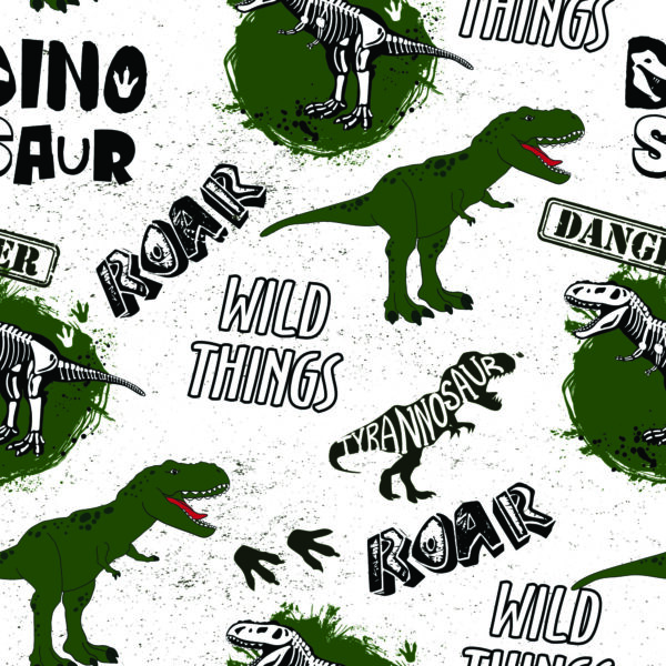 Tapeta Do Pokoju Młodzieżowego, Dinozaury - obrazek 2