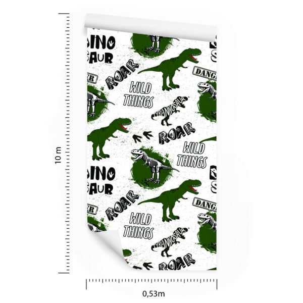 Tapeta Do Pokoju Młodzieżowego, Dinozaury - obrazek 3