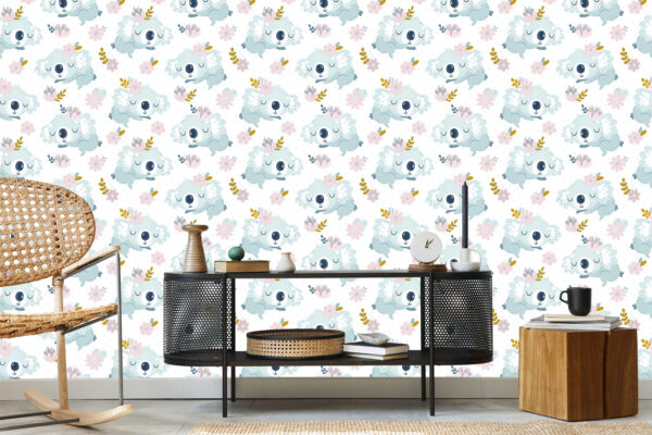 Tapeta Misie Koala Kwiaty - obrazek 7