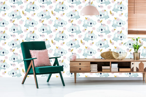 Tapeta Misie Koala Kwiaty - obrazek 8