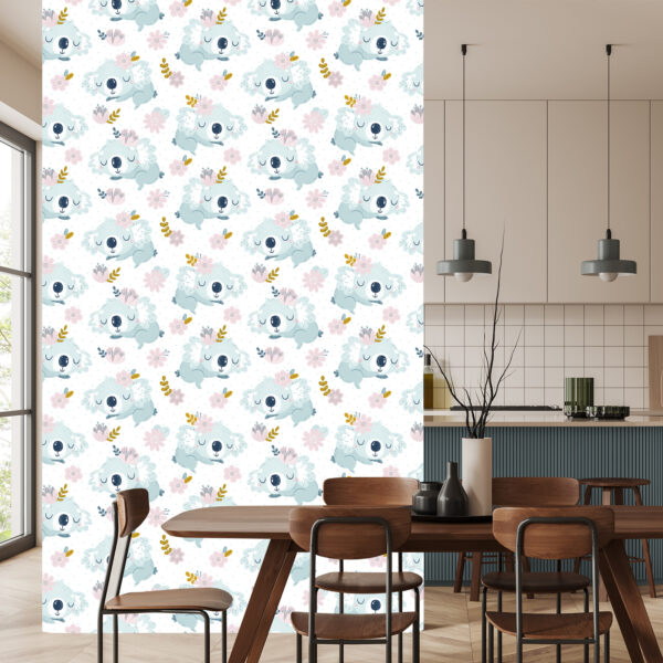 Tapeta Misie Koala Kwiaty - obrazek 6