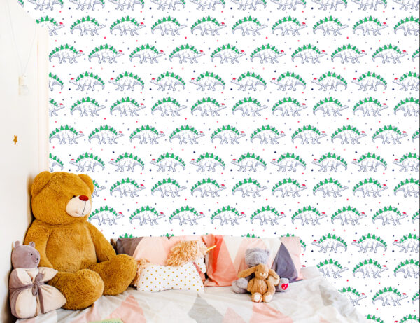 Tapeta Do Pokoju Dziecka, Dinozaury Drzewa - obrazek 8