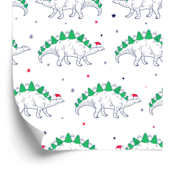 Tapeta Do Pokoju Dziecka, Dinozaury Drzewa - obrazek 4