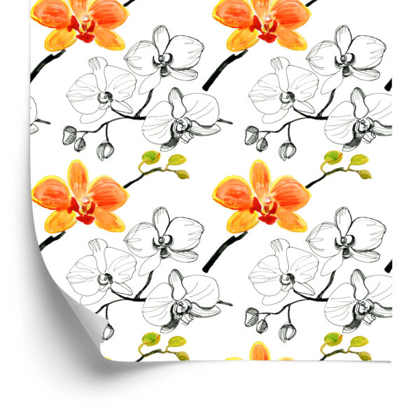 Tapeta Do Salonu Kwiaty Storczyki Orchidea Natura - obrazek 4
