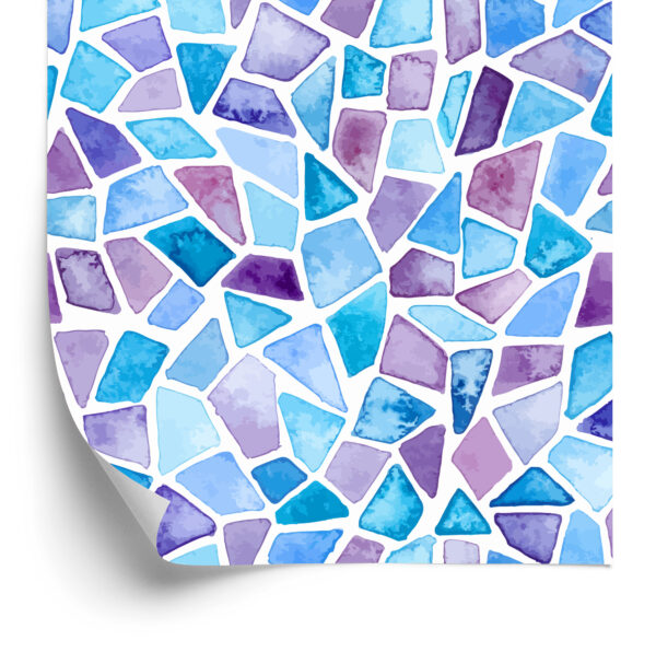Tapeta Geometryczna, Mozaika, Do Salonu, Biura - obrazek 4