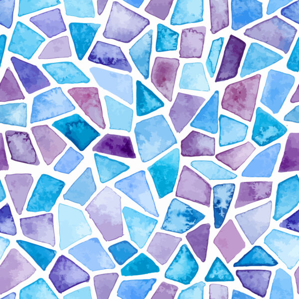 Tapeta Geometryczna, Mozaika, Do Salonu, Biura - obrazek 2