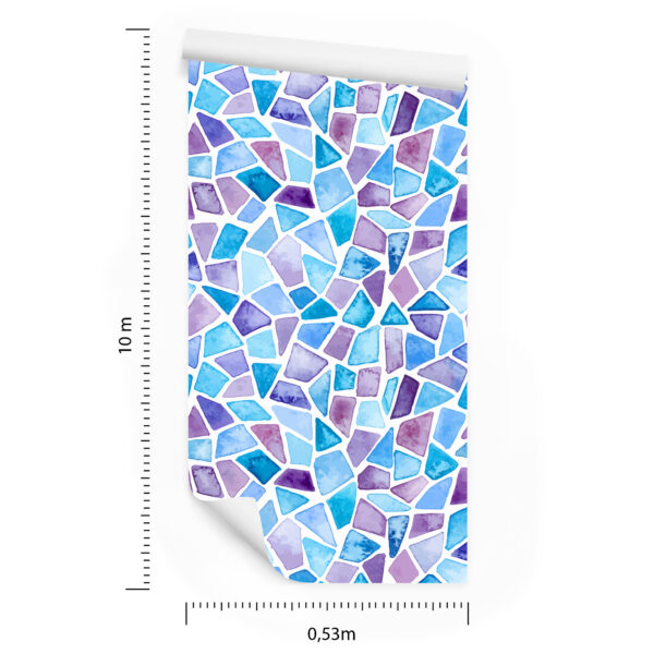 Tapeta Geometryczna, Mozaika, Do Salonu, Biura - obrazek 3