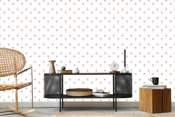Tapeta Geometryczna - Nowoczesne Minimalistyczne Trójkąty - obrazek 7