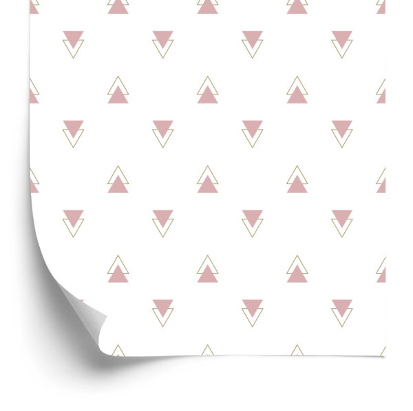 Tapeta Geometryczna - Nowoczesne Minimalistyczne Trójkąty - obrazek 4