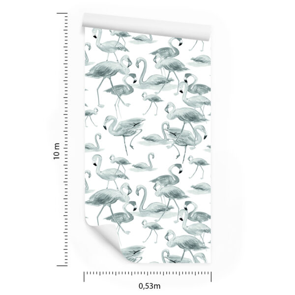 Tapeta Do Salonu, Flamingi, Ptaki, Natura - obrazek 3