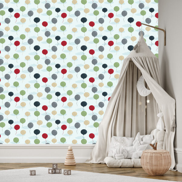 Tapeta Balony Z Chmurami W Tle - obrazek 5