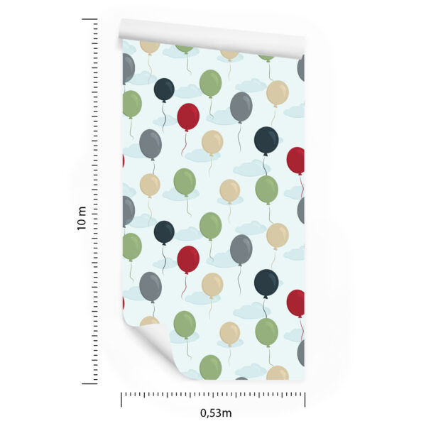 Tapeta Balony Z Chmurami W Tle - obrazek 3